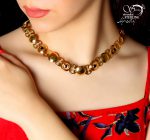 گردنبند برند ژوپینگ گرد بزرگ کد:2978