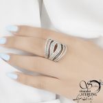 انگشتر نقره زنانه کد: 1136
