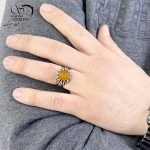 انگشتر نقره مردانه کد:۴۸۰۷ - Image 2