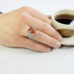 انگشتر نقره رکاب شبکه با ذکر یونس(ع) کد 4900 - Image 2