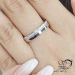 حلقه (انگشتر) زنانه عیار925 کد 12117