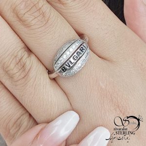 انگشتر نقره BVL GARI کد 12119