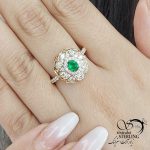 انگشتر جواهری برند ژوپینگ کد 12125