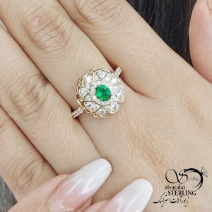 انگشتر جواهری برند ژوپینگ کد 12125