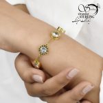 دستبند استیل زنانه نگین دار کد 5761 - Image 2