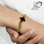 دستبند استیل کارتیر ونکلیف مشکی کد 5762 - Image 2