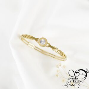 دستبند النگویی زنانه طرح طلا کد4350