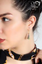 گوشواره آویز فانتزی لاکچری کد:۲۸۲۷ - Image 2