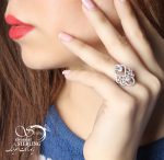 انگشتر طرح طلا زنانه مدل یونیک کد: 3032