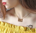 گردنبند زنانه طرح طلا کد: 3244 - Image 2