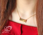 گردنبند زنانه طرح طلا کد: 3251 - Image 2