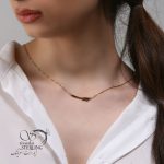 گردنبند زنانه طرح طلا کد ۴۲۸۳ - Image 2