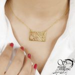 گردنبند زنانه طرح طلا کد: 3244