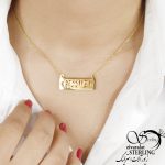 گردنبند زنانه طرح طلا کد: 3251