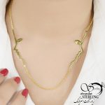 گردنبند زنانه طرح طلا کد: 3308