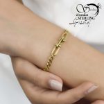 دستبند استیل زنانه قفل کد 5757 - Image 2