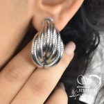 گوشواره زنانه صدفی کد 5898 - Image 3