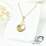 گردنبند استیل یلدایی طرح انار کد 5233