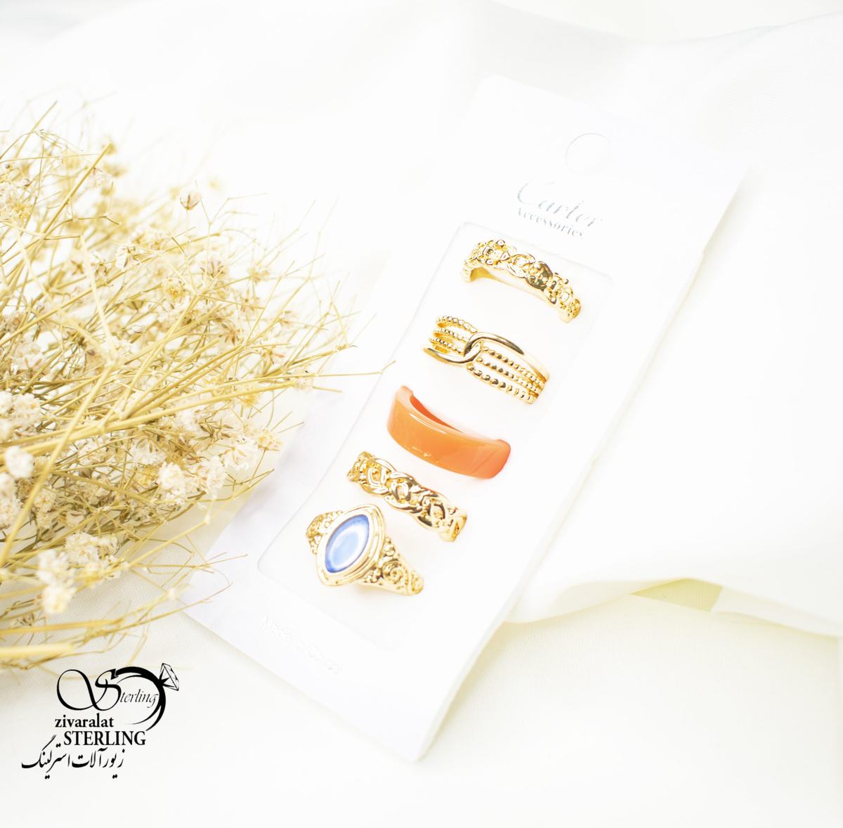 پک انگشتر زنانه کد 5585