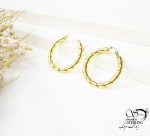گوشواره پیچ حلقه ای زنانه کد 5799