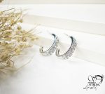 گوشواره زنانه طرح طلا کد 5804