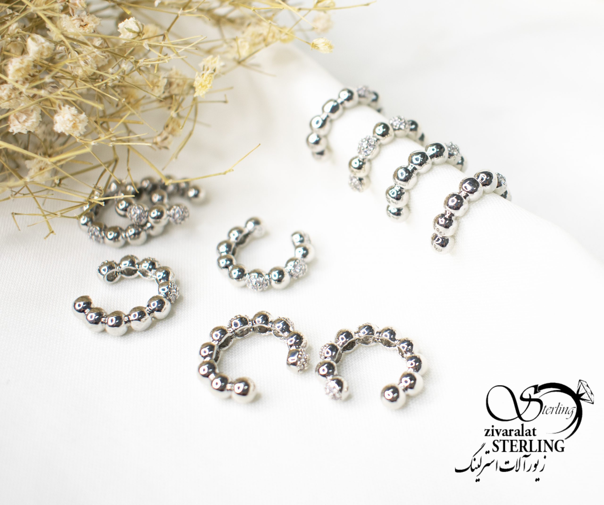 5876 85 ایر کاف طرح البرنادو نقره ای کد 5876 - Image 1