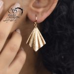 گوشواره آویز بادبزنی برند ژوپینگ کد 5711 - Image 2