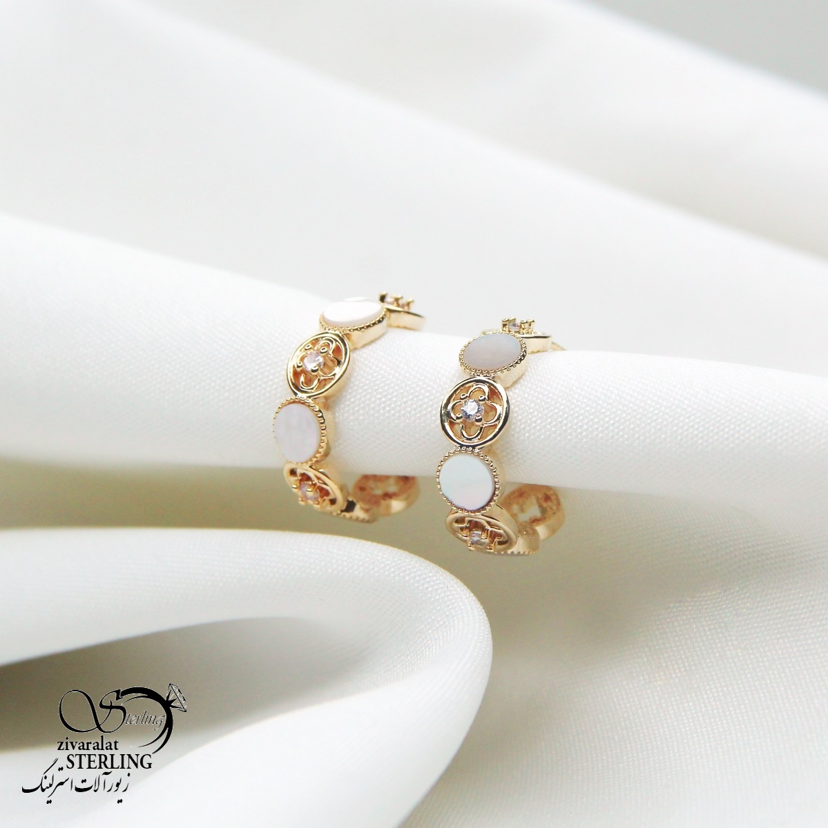 5908 360 گوشواره زنانه کد 5908 - Image 1