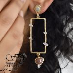 گوشواره ترک دست ساز زنانه کد 6133 - Image 2