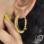 گوشواره ترک دست ساز زنانه کد 6175