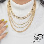 گردنبند چند رج زنانه کد 6268