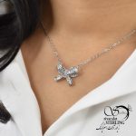 گردنبند زنانه طرح پاپیون کد5901 - Image 2