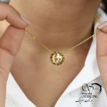گردنبند زنانه دایره ای کد 5746 - Image 2