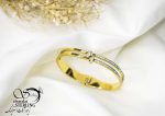 دستبند النگویی استیل سایز 3 زنانه کد 6013