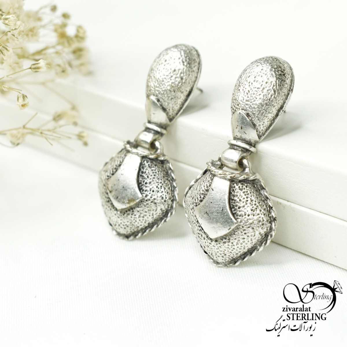 6132 110 گوشواره ترک دست ساز زنانه کد 6132 - Image 1