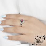 انگشتر نقره زنانه طرح کلاسیک