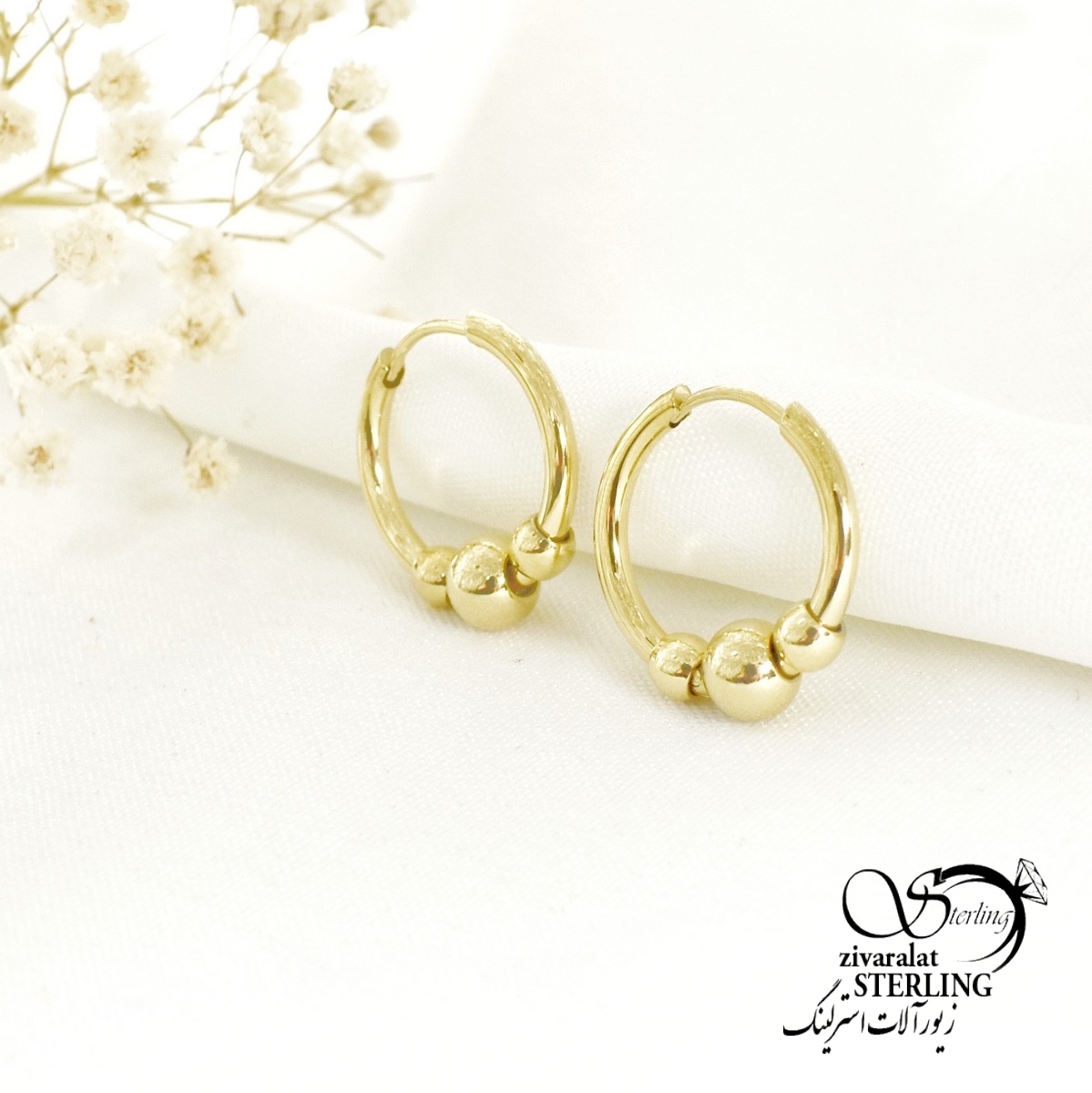 6156 160 گوشواره زنانه کد 6156 - Image 1