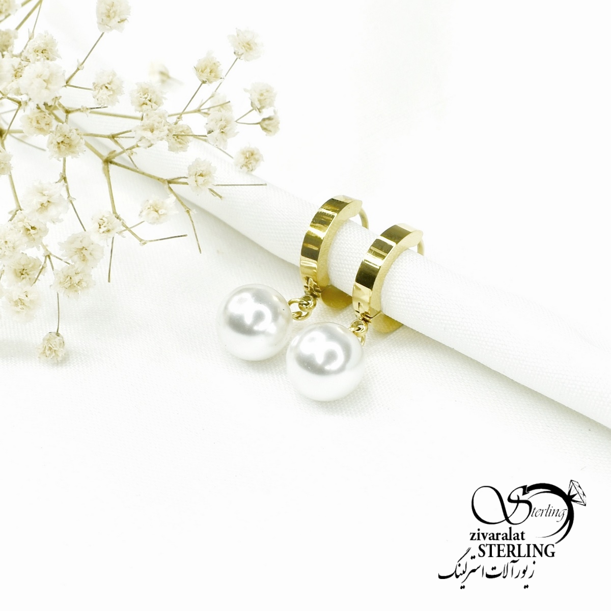 6160 160 گوشواره زنانه کد 6160 - Image 1