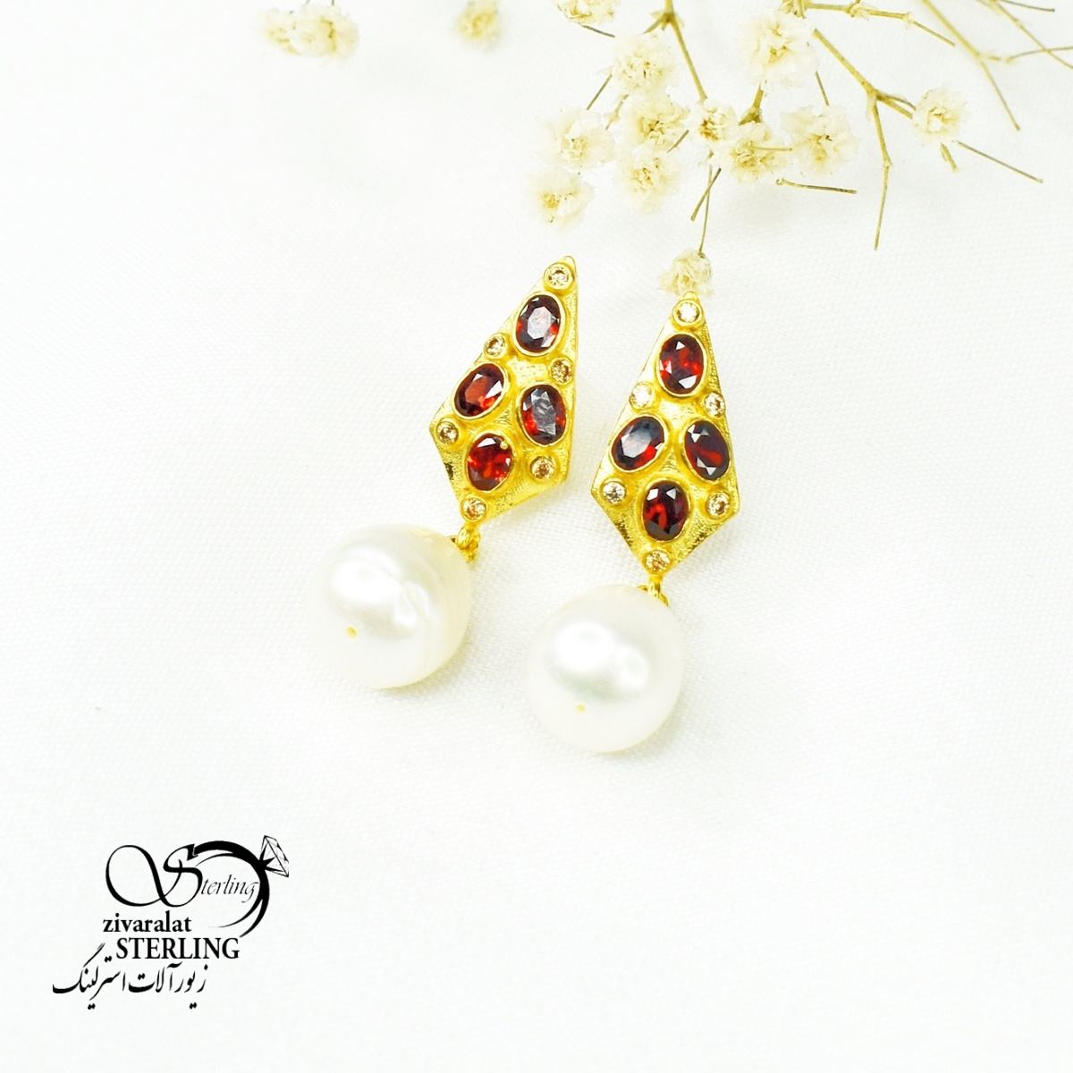گوشواره ترک دست ساز کد 6451