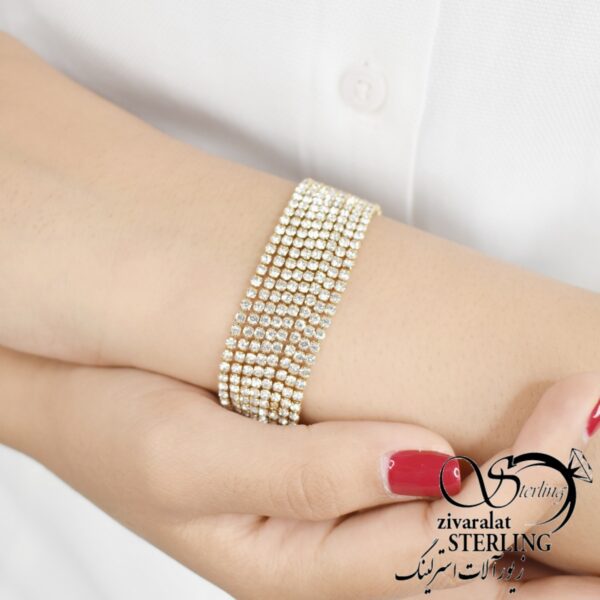 دستبند زنانه طرح طلا