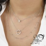 گردنبند استیل زنانه کد 5821
