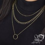 گردنبند استیل زنانه کد 5823