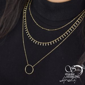 گردنبند استیل زنانه کد 5823