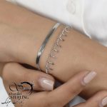 دستبند استیل زنانه کد 6004 - Image 3