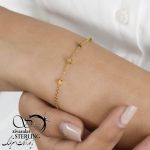 دستبند استیل زنانه طرح مکعب کد 6195 - Image 2