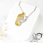 گردنبندست(مکمل) طرح قلب و پلاک