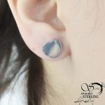 گوشواره قلبی استیل