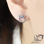 گوشواره استیل طرح جغد