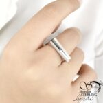 انگشتر استیل روکش طلا کد 7642 - تصویر 2