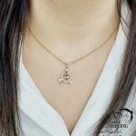 گردنبند love برند ژوپینگ قلب دار